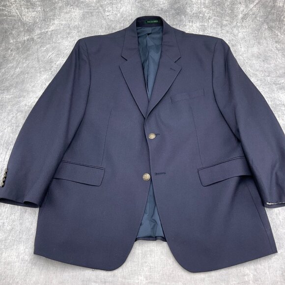 Ralph Lauren Ralph Blazer Men 44 Blue Pewter Shield Button Wool Stretch Canada - Picture 3 of 16